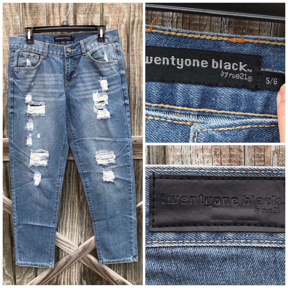 RUE 21 TWENTY ONE Distressed jeans size 5/6